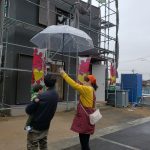 岡山市南区片岡で行われた新築見学会の様子です。