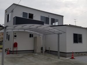 香美市土佐山田町で新築を建てたY様のお家の正面写真です。