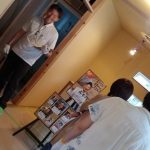 高知市石立にて行われる新築見学会の様子です。