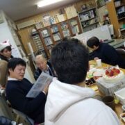 仲間と持ち寄りでクリスマス会したんです
