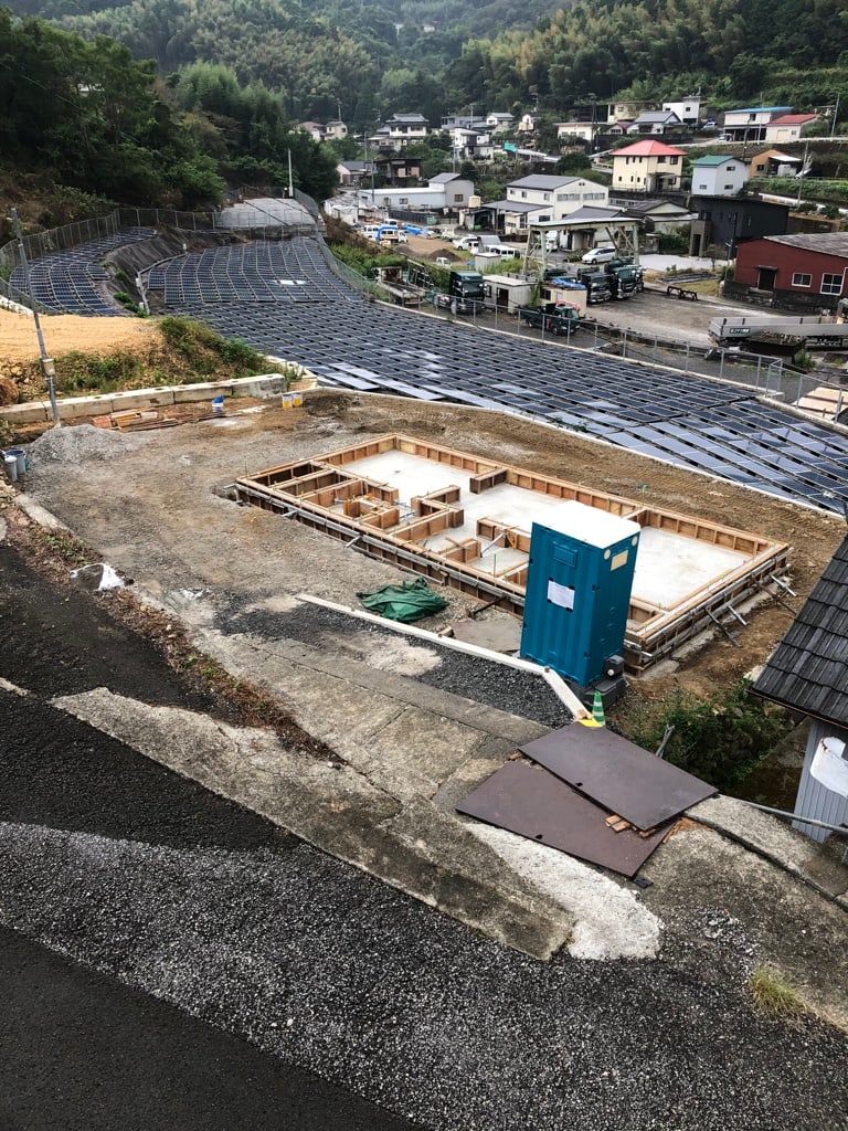 高知市の新築の基礎写真です | 高知市でシングルマザーのための家を建てるサンブランドハウス