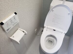 高知市七ツ淵のＫ様邸のトイレの完成写真です。