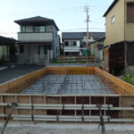 高知県土佐市で新築工事建築中のYさん邸の配筋写真です。
